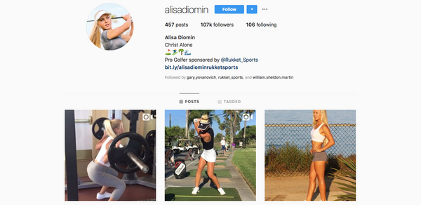 Good Luck Pursuing Your LPGA Tour Card Alisa Diomin