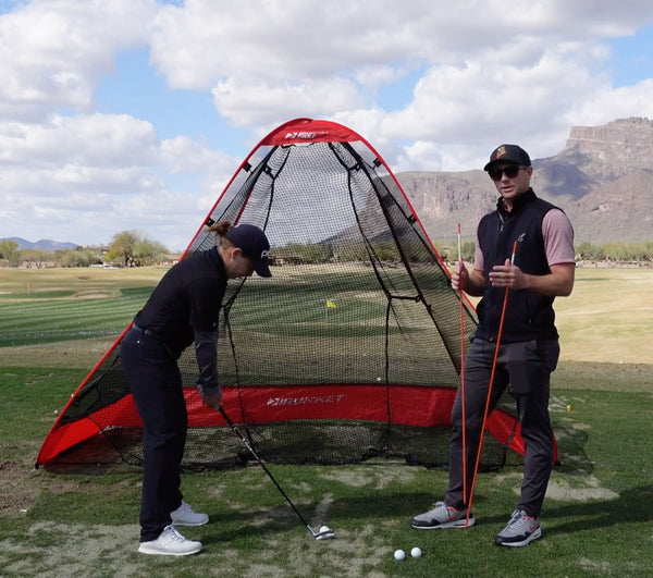 How to Align and Aim Your Shots When Hitting into a Golf Net