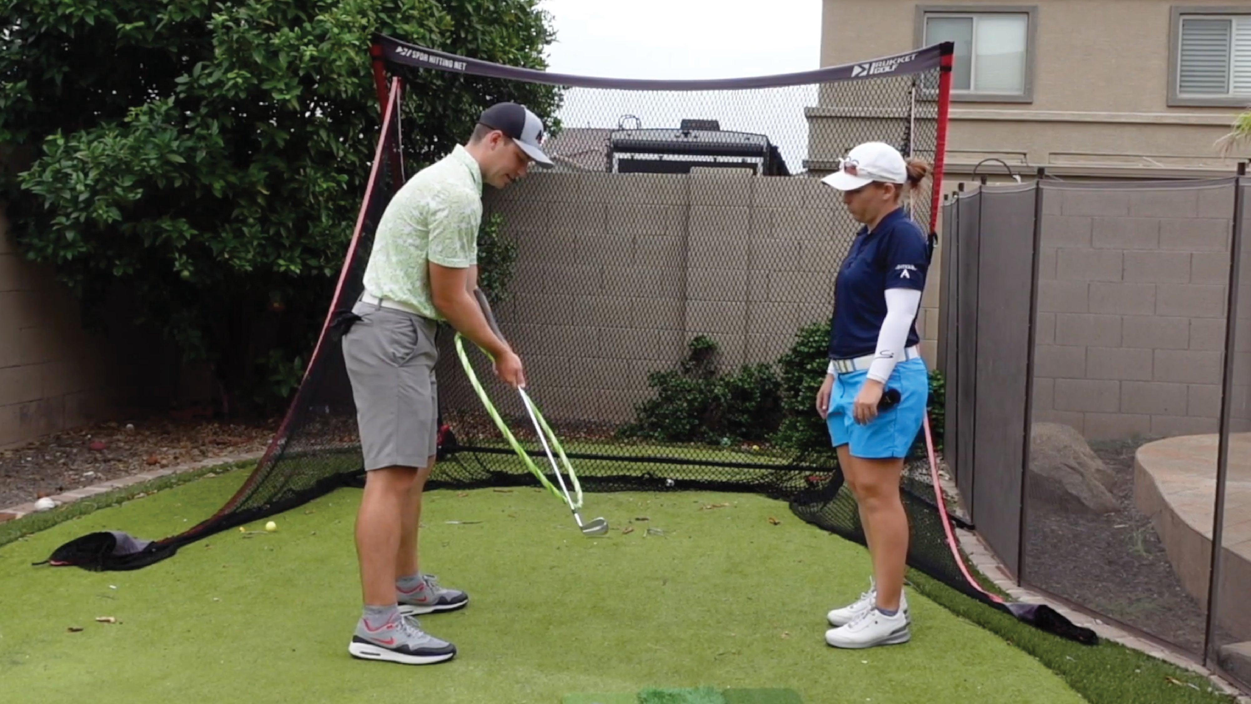 Rukket Golf Tips Use a Hula Hoop to Help Visualize the Golf Swing