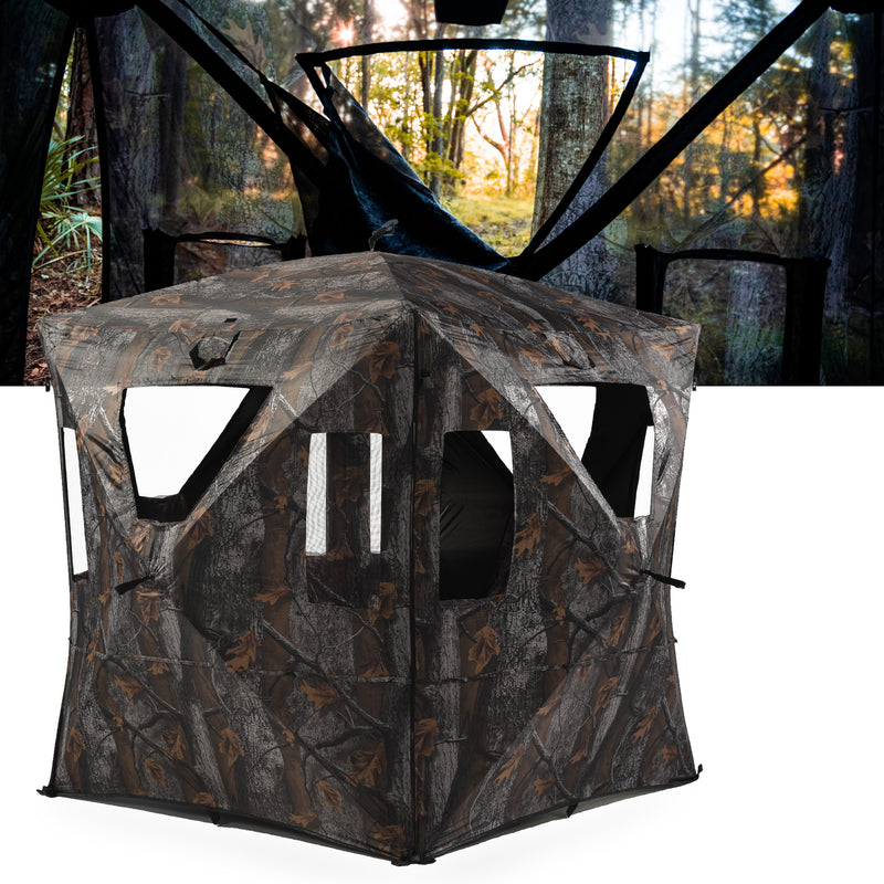 Hunting Blind 360° View Pop-Up Hub Style