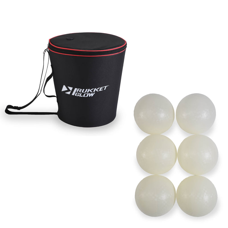 Rukket Glow-in-the-Dark Dodgeball Set with Quick Charger