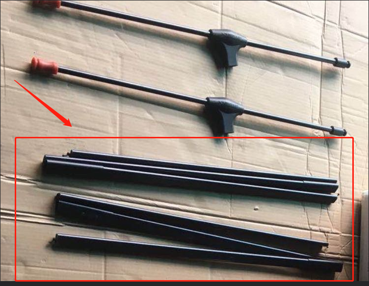 HAACK Pro Replacement Fiberglass Poles (set)