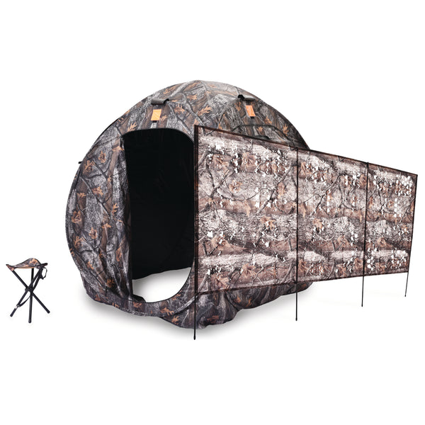 Hunting Blind w/ Tripod Stool and Ground Screen