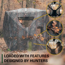 Hunting Blind 360° View Pop-Up Hub Style