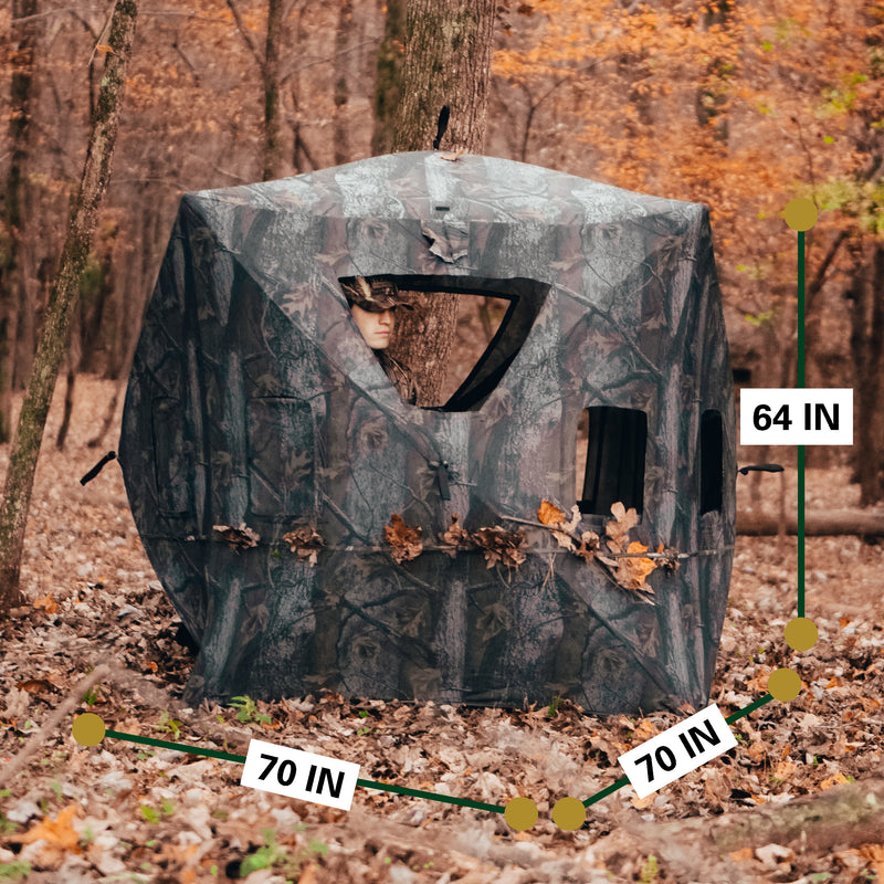 360° View Pop-Up Hub Style Hunting Blind