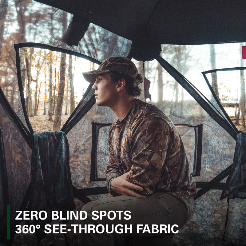 Hunting Blind 360° View Pop-Up Hub Style