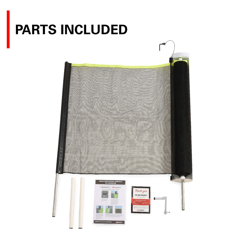 Driveway Guard Adjustable Barricade Net