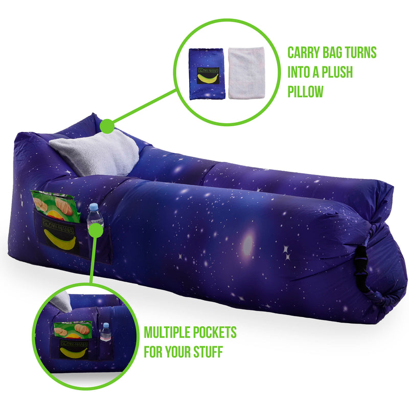 Glow-Nana Light-Up Air Lounger