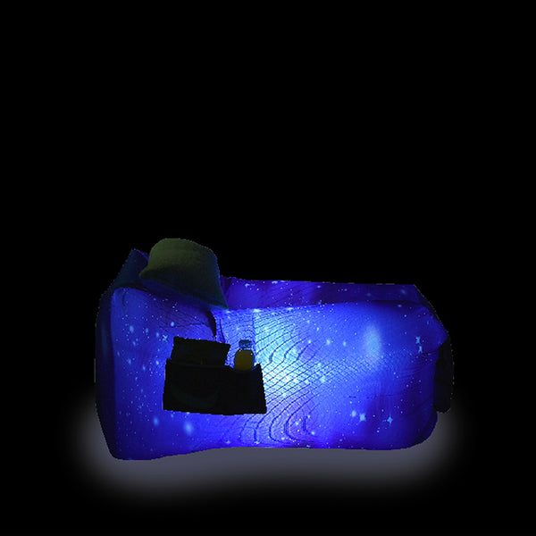 Glow-Nana Light-Up Mini Air Lounger (Galaxy)