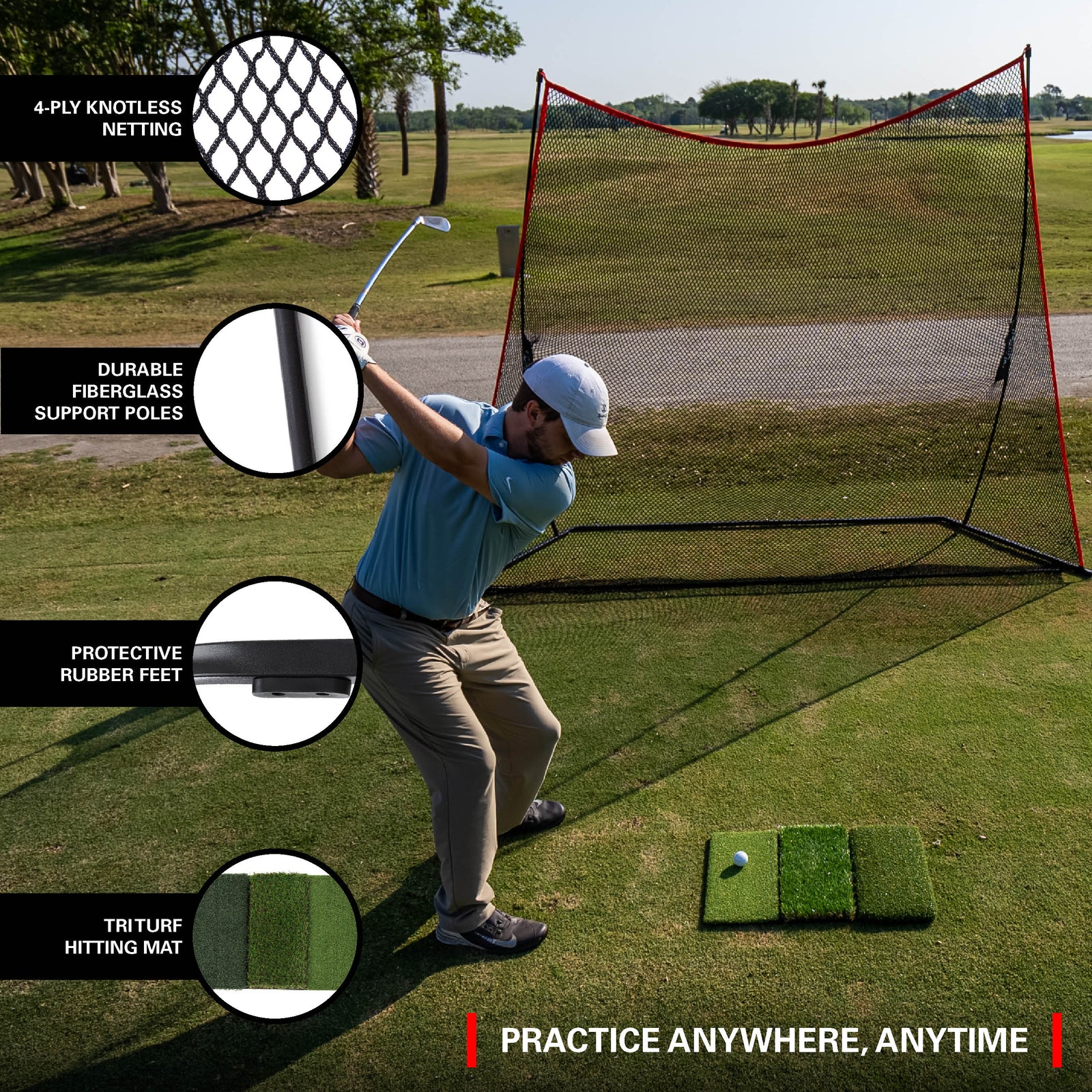 Haack Golf Net w/ TriTurf Mat