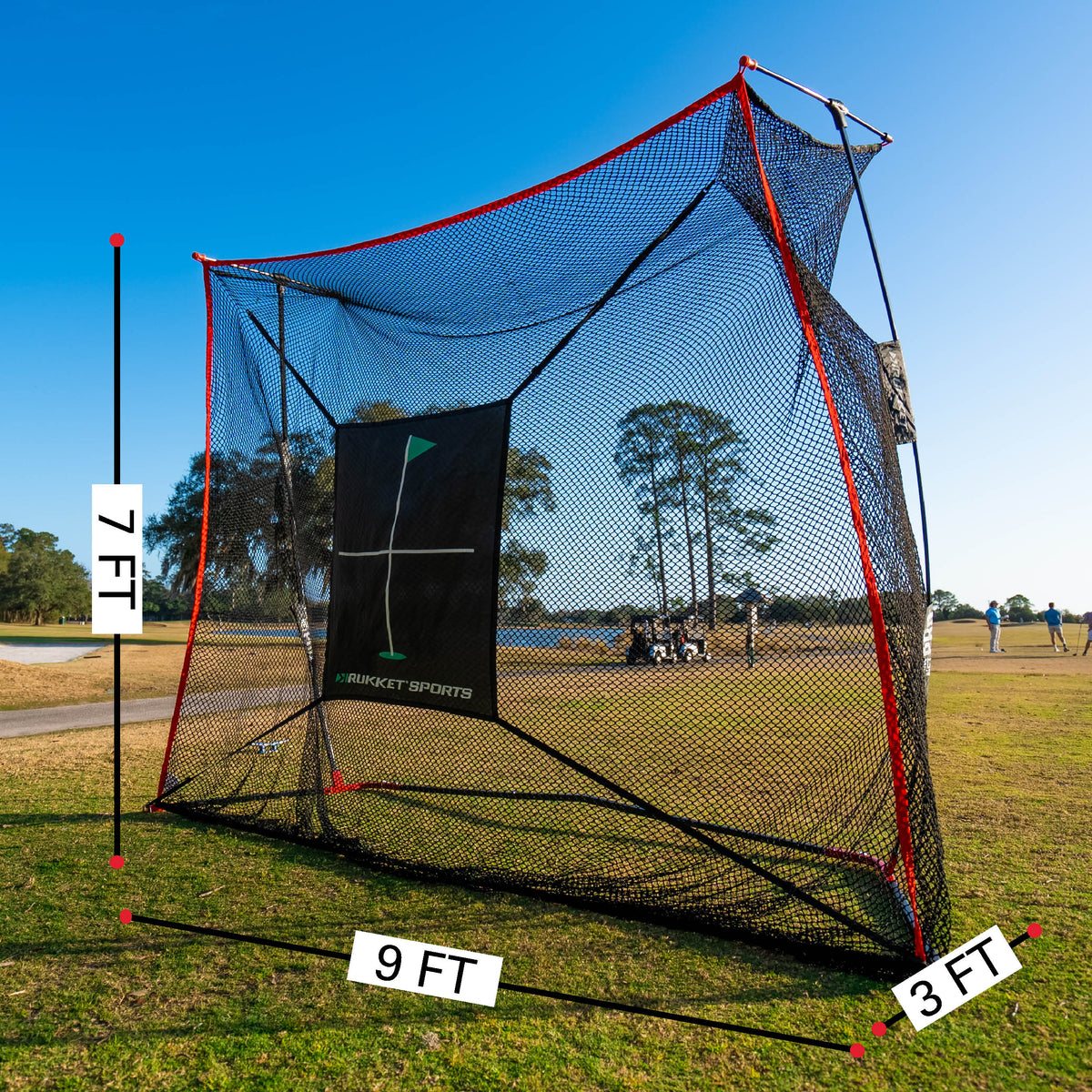 Rukket Haack ゴルフネットプロ交換用ネットネットのみ 並行輸入 Haack Golf Net Replacement Net (Netting ONLY)