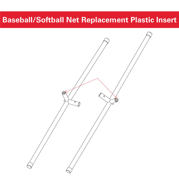 7x7 Baseball Net (Plastic Inserts)
