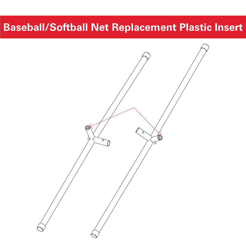 7x7 Baseball Net (Plastic Inserts)