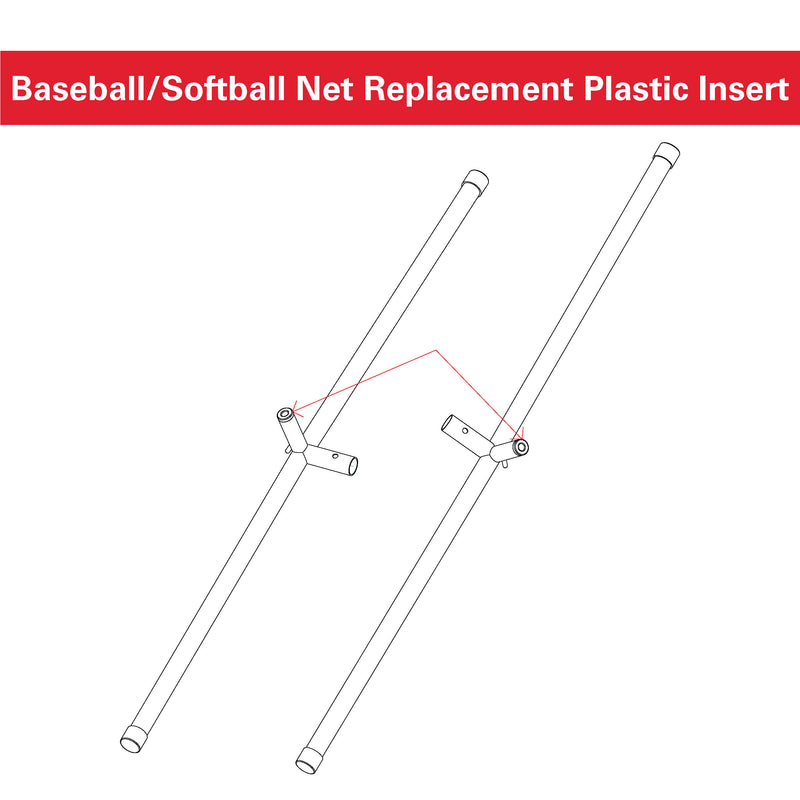 7x7 Baseball Net (Plastic Inserts)
